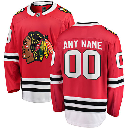 Chicago Blackhawks Trikot Benutzerdefinierte Heim Breakaway Rot